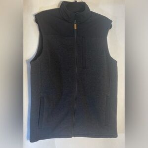 Men’s George Sleeveless‎ Vest Black Size Medium Sherpa Lined